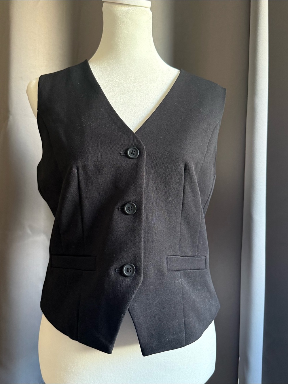 🖤 Steve Madden Black Tailored Vest. Size Small. New With Tags